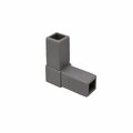 Eztube 2-Way Gray L Connector  Hammer Fit 200-301 GY-HF 200-301 GY-HF